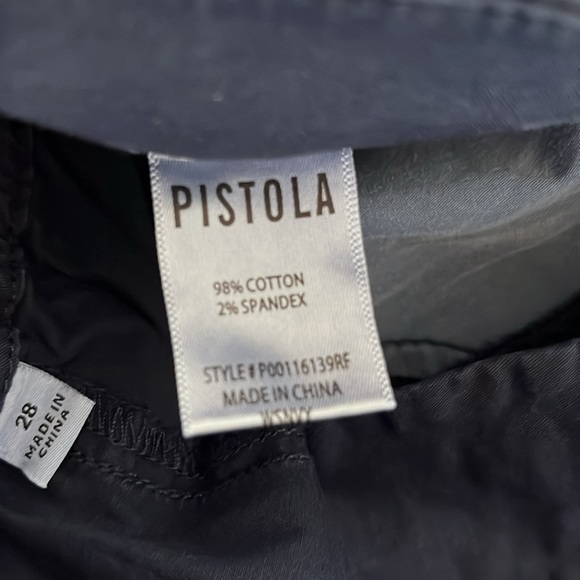 Pistola Navy Pleated front Capri - Picture 8 of 12